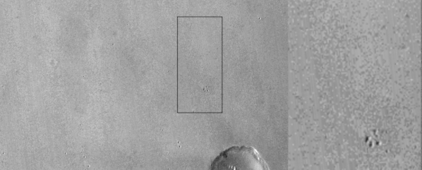 NASA's released images of Mars that could show the obliterated remains of Europe's lander