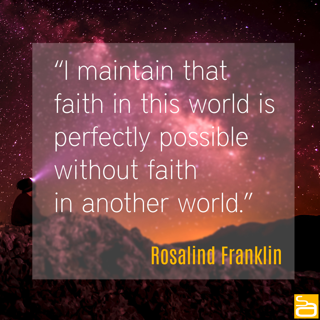 franklin faith in this world quote