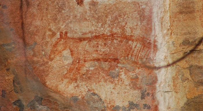 thylacine rock art ubirr