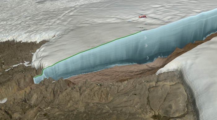 hiawatha glacier radar technique