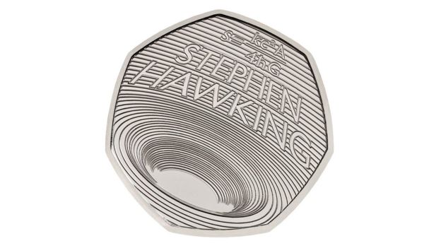 Stephen Hawking commemorative coin (Royal Mint)