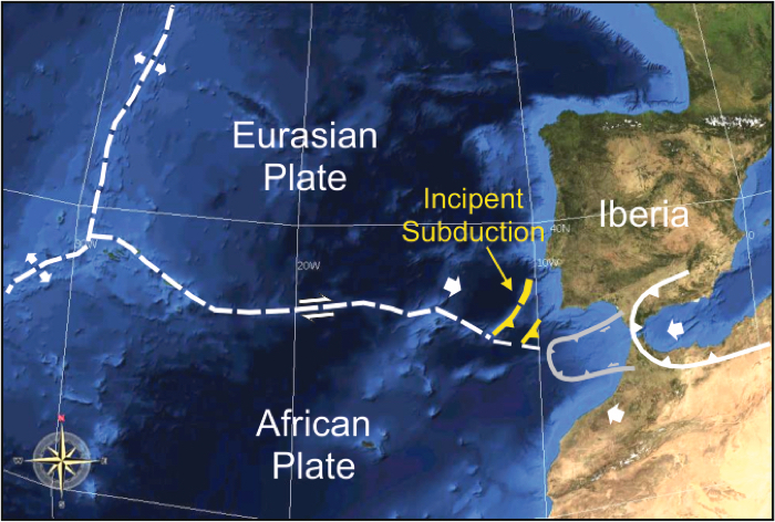 015 iberia subduction tectonic plate portugal 1