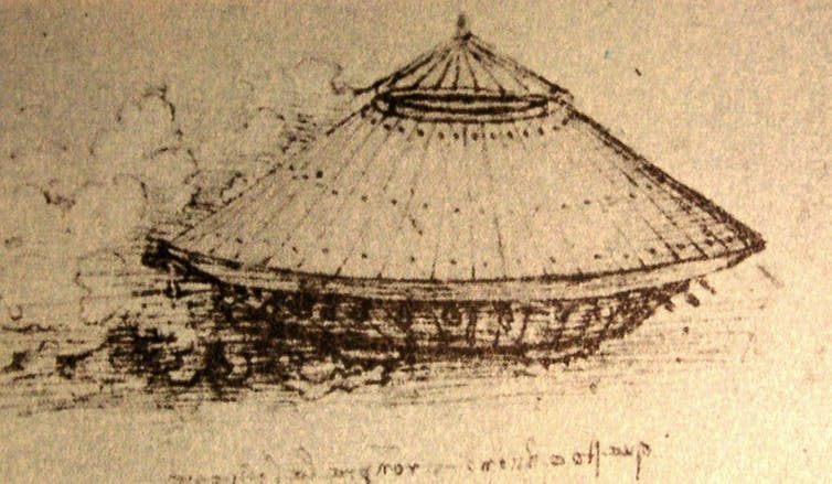 Prototype 'tank' from late 15th or 16th century (Da Vinci)