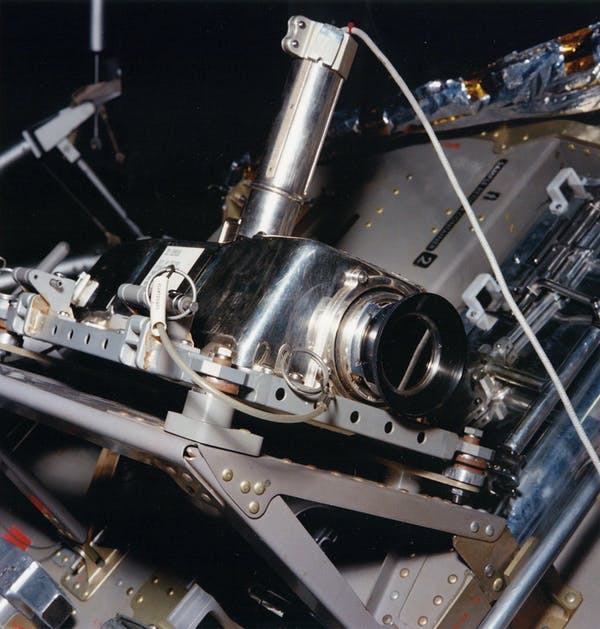 Apollo Lunar Television Camera, as it was mounted on the side of the Apollo 11 Lunar Module