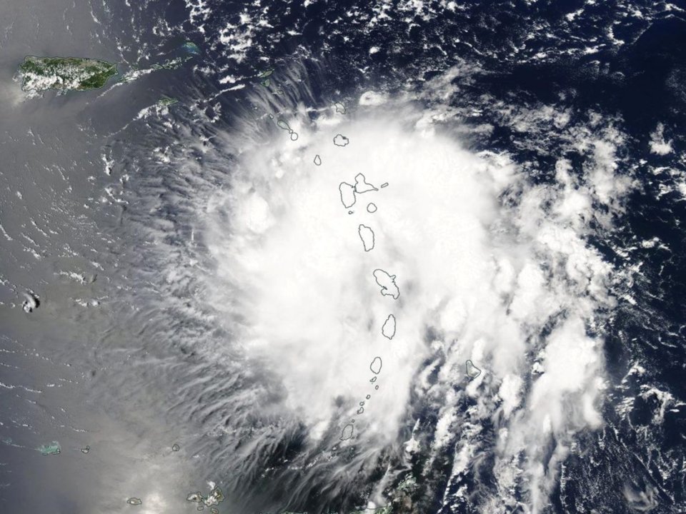 imagen de huracán dorian 1
