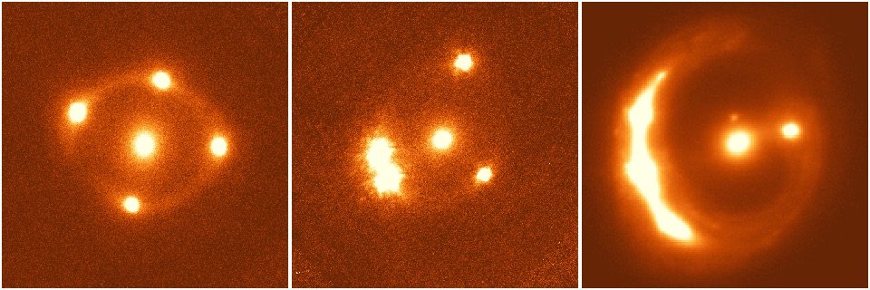 The three lensed quasar system. (G Chen/C Fassnacht/UC Davs)