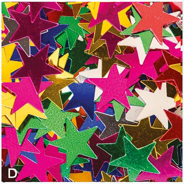 confetti stars from paper