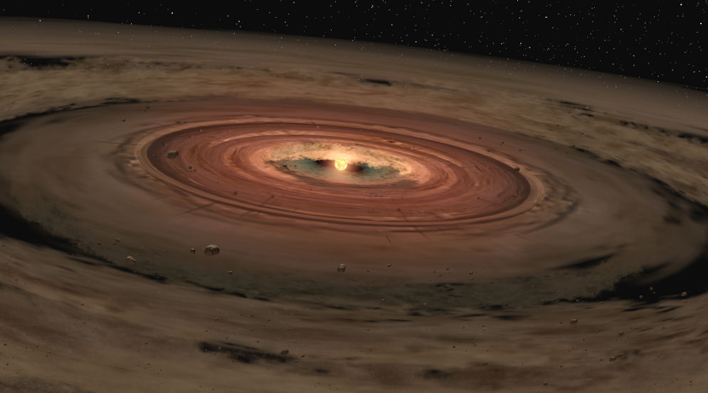 disco protoplanetario de la tierra NASAsm