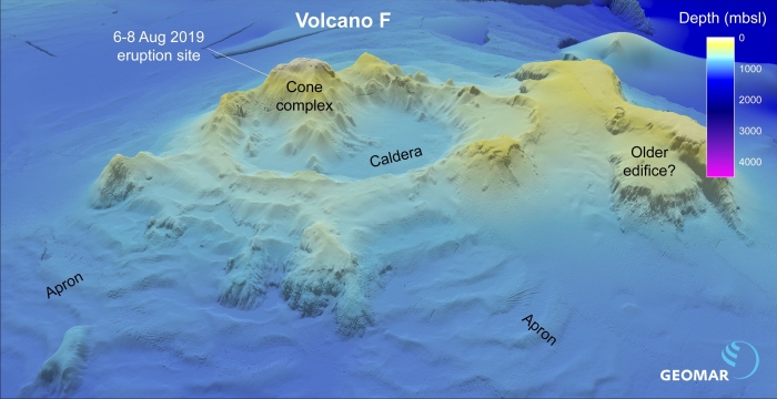volcán geomar f