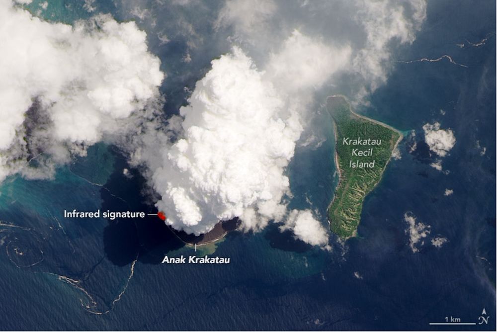 erupción de anak krakatau