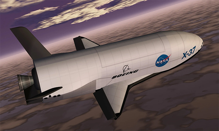 Artist depiction of the x37B