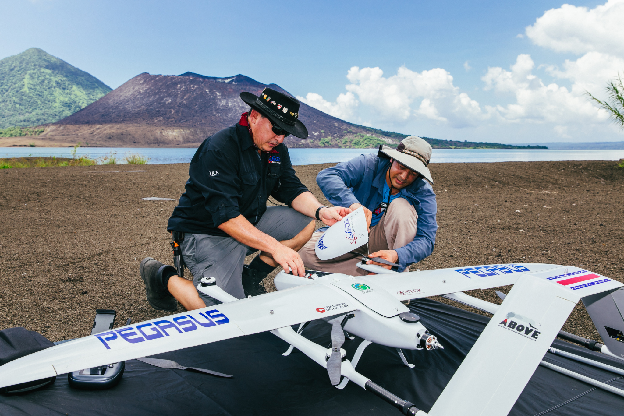 Drone used to measure volcanic gases