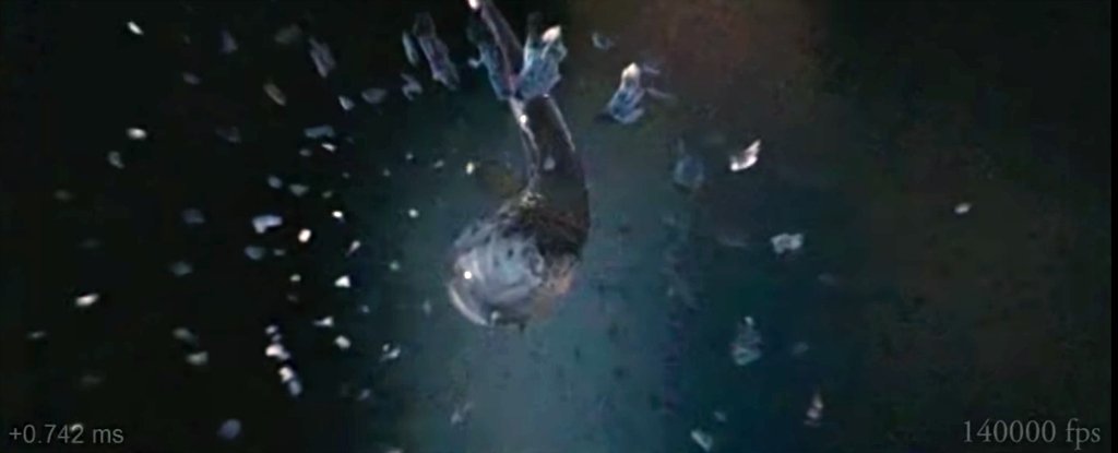 WATCH: What happens when a bullet hits an 'unbreakable' Prince Rupert's drop - ScienceAlert