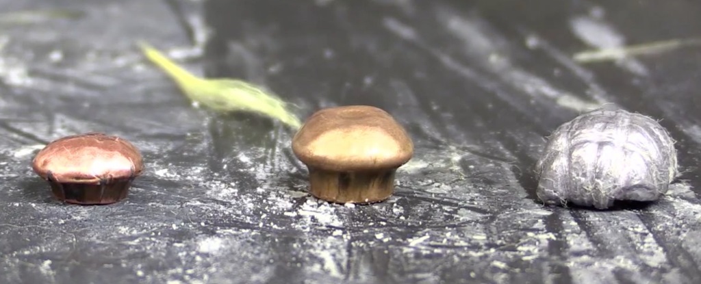 bullets flattened by new armour foam