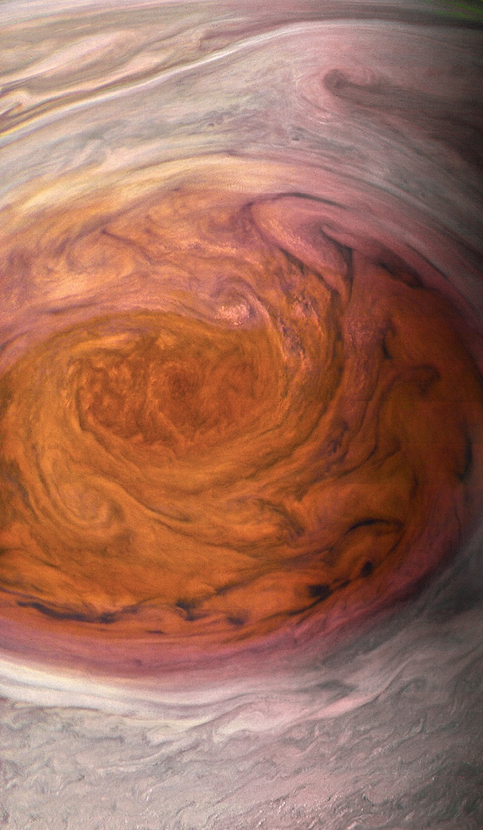 Juno Jupiter storm 2017