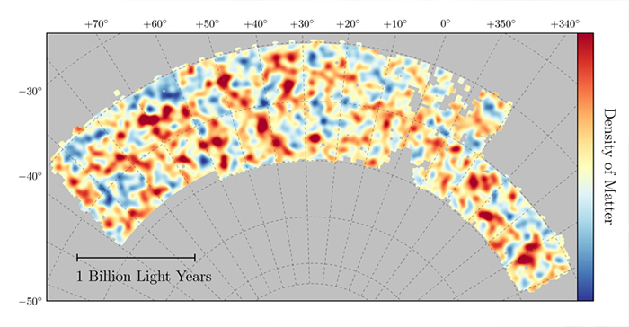 dark energy survey dark matter map