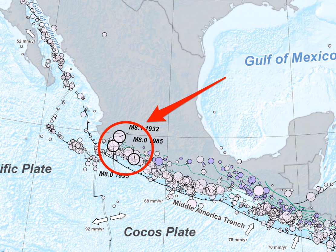 mexico earthquake plates full