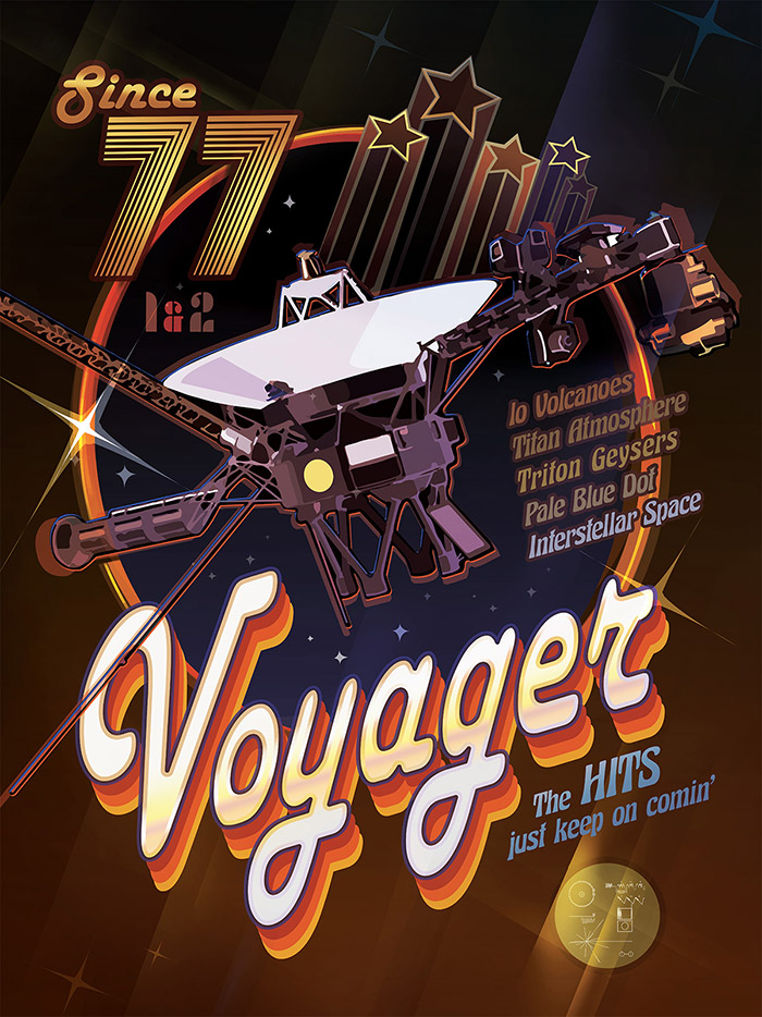 voyager disco poster