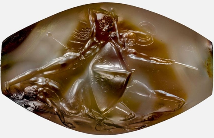 pylos combat stone agate sealstone