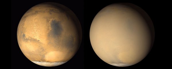 Mars may have lost a lot of its water in massive, devastating dust storms