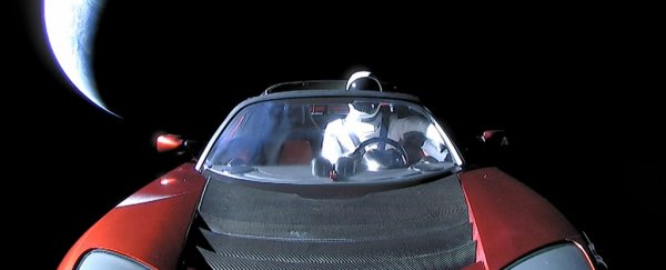 Where in space is Elon Musk's Roadster right now?