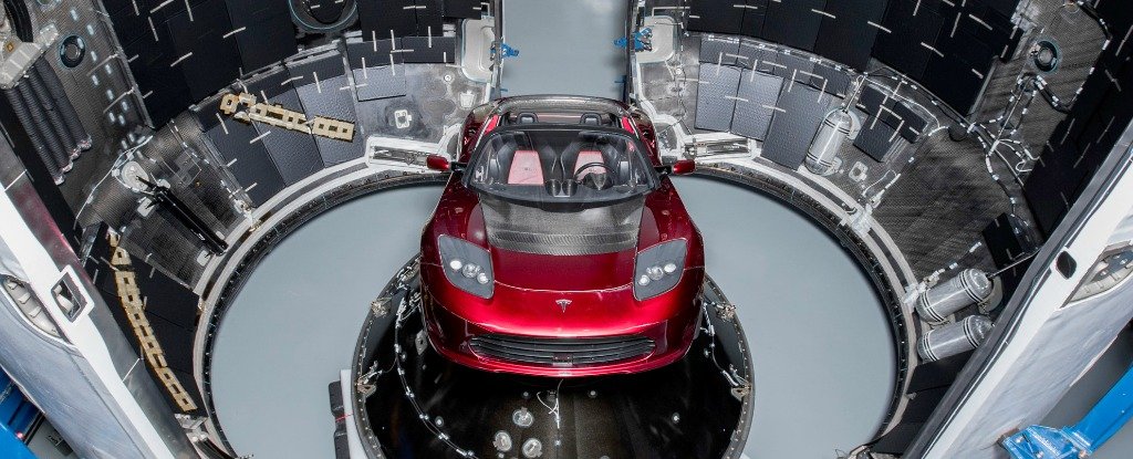 SpaceX's Biggest Ever Is About to Elon Musk's Red Tesla to : ScienceAlert