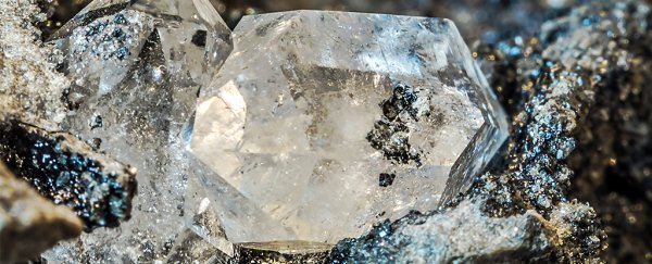 Scientists just discovered a strange new type of ice inside deep-Earth diamonds