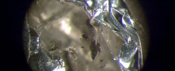For the first time ever, we've found a deep-Earth mineral inside a diamond