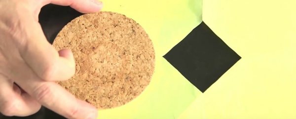 This video of a disk fitting through a tiny square hole is messing with our minds