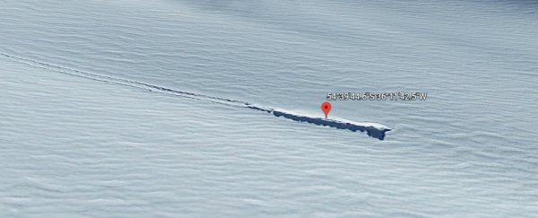 That 'UFO crash' seen on Google Earth is actually a natural phenomenon