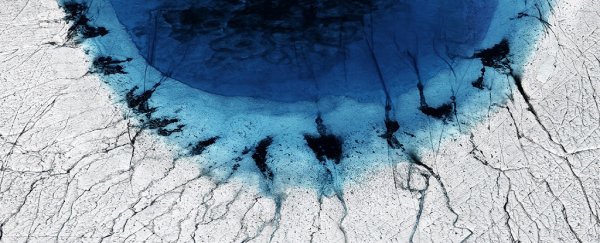A runaway chain reaction under the Greenland ice sheet is threatening its collapse