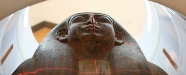 This 2,500-year-old Egyptian coffin was presumed empty for 150 years. It wasn't