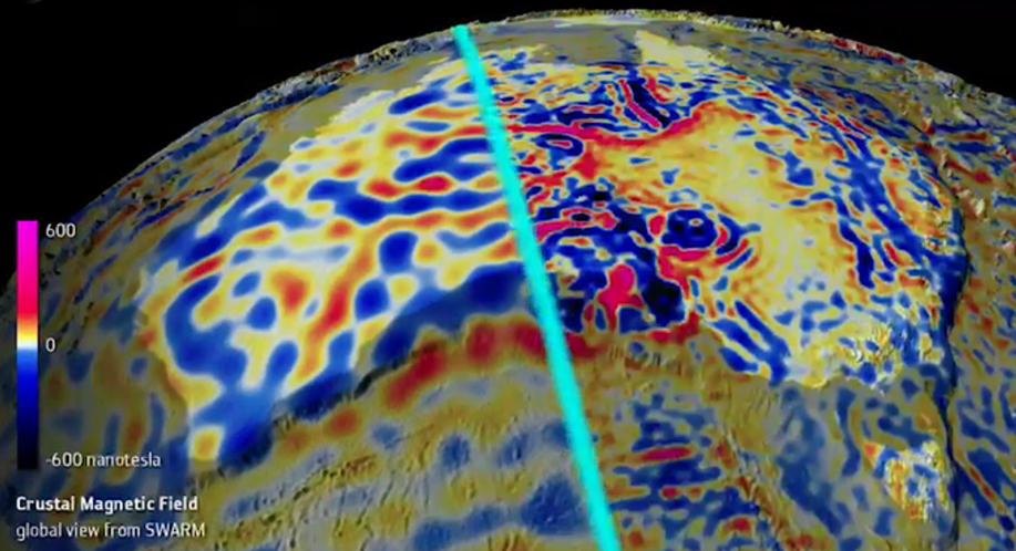 earth's magnetic crust in high detail