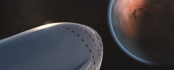 Elon Musk just revealed a key part of the Big Falcon Rocket, and it's freakishly huge