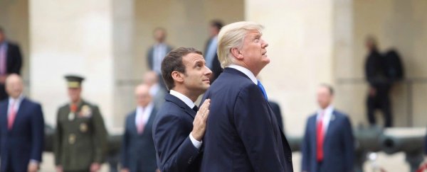 The French President just criticized Trump's handling of climate change in front of Congress
