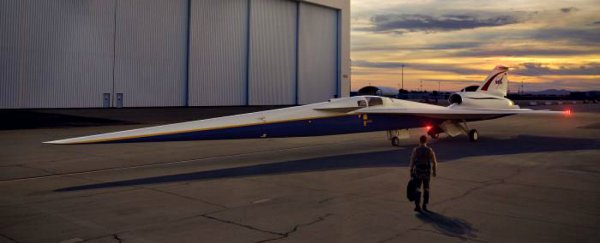 NASA has started construction of an ultra quiet supersonic plane
