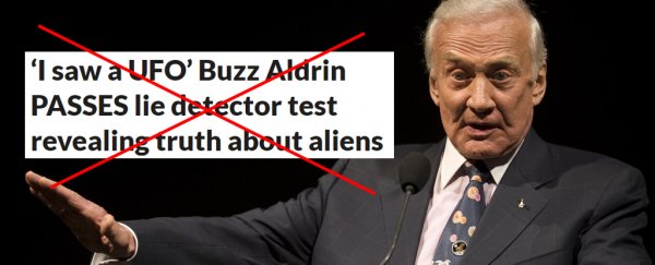 Bizarre report claims Buzz Aldrin "passed a lie detector test" on seeing UFOs