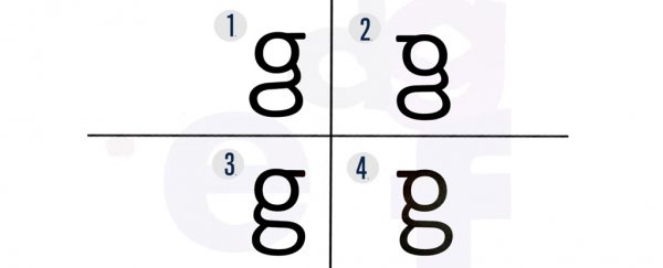 Most people don't know what lowercase "G" looks like and we're not even kidding
