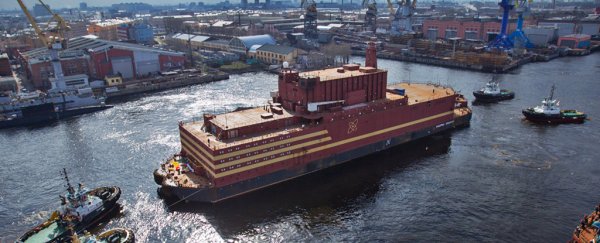 Russia has launched a floating nuclear power plant critics are calling "nuclear Titanic"