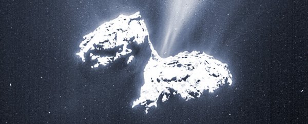 A stunning new video shows a comet's surface as it hurtles through space
