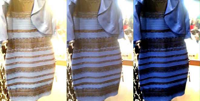 white and gold dress illusions