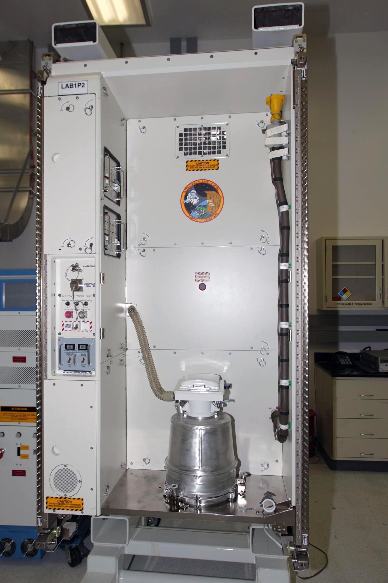 The ISS Toilet. (NASA)