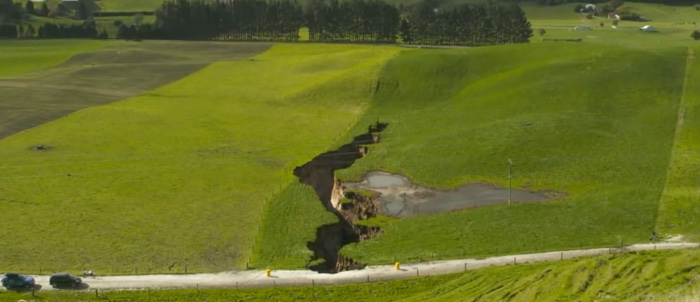 Biggest Ever Sinkhole Has Ripped Open In New Zealand And