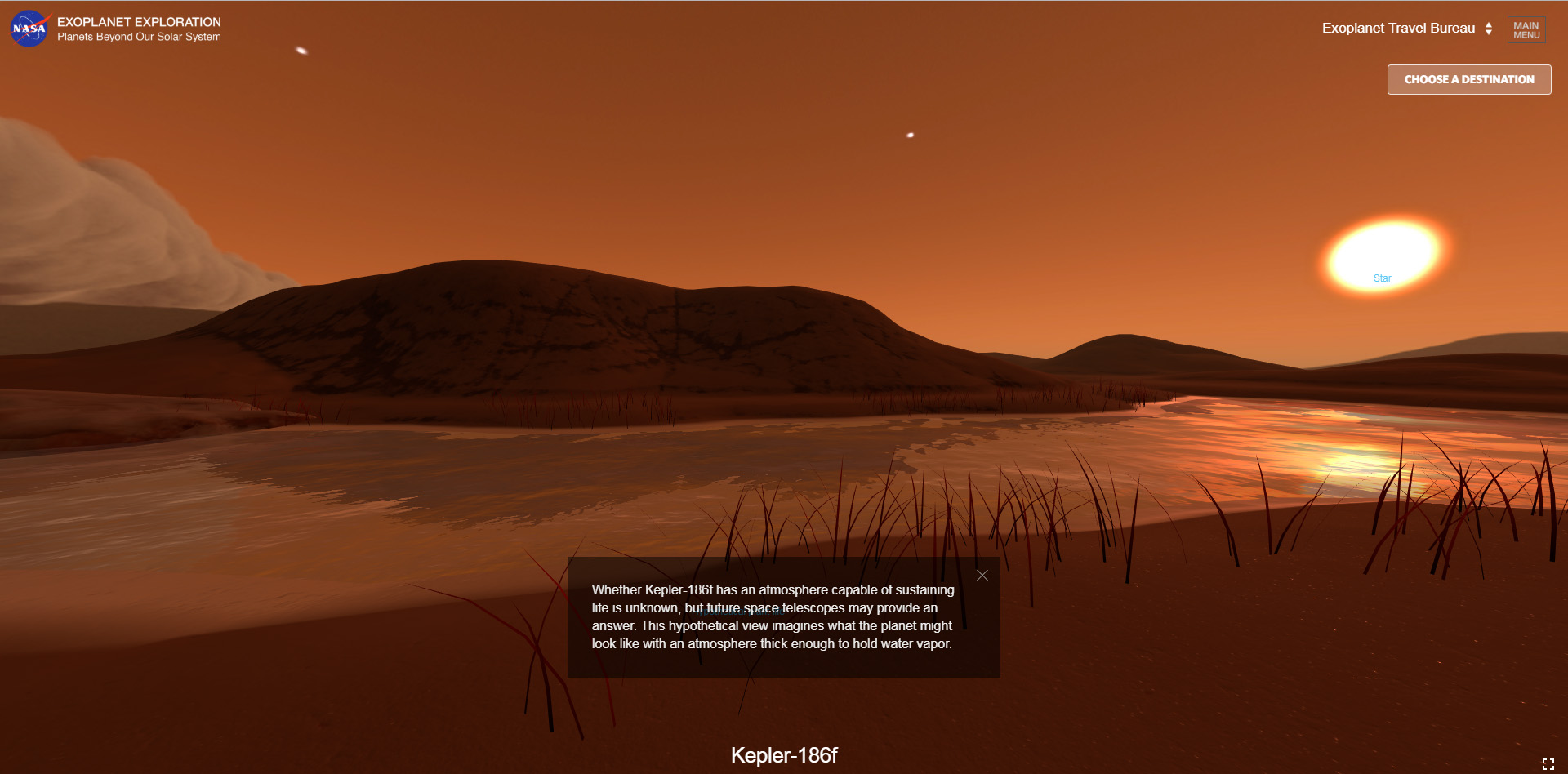 kepler 186f nasa tool