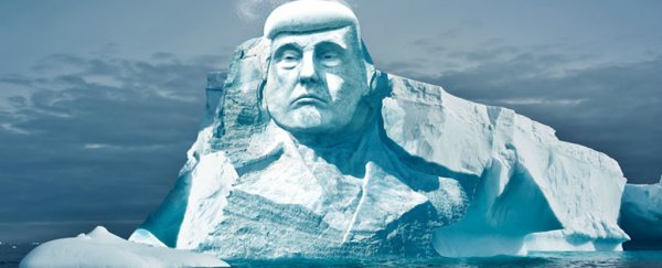A climate group wants to carve Trump's face on an arctic iceberg