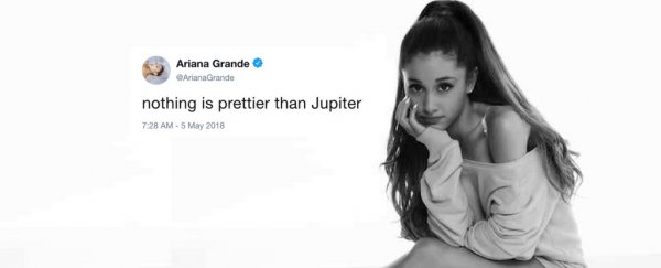 Ariana Grande and NASA bonded over the beauty of the universe this week