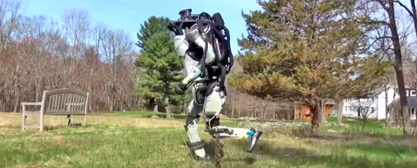 This Boston Dynamics robot gets more fresh air and exercise than most of us