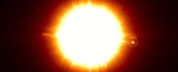 Astronomers have accidentally taken a direct photo of a possible baby exoplanet