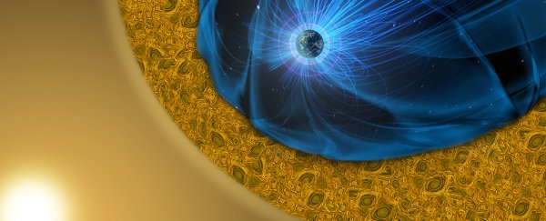 Astronomers have discovered how Earth's magnetic field survives intense solar storms