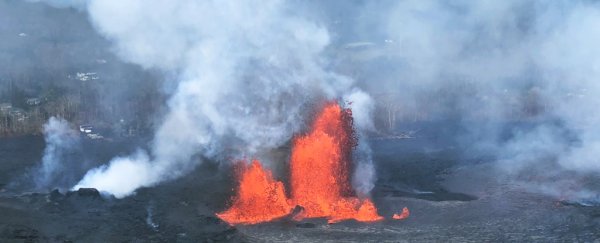 Hawaii's volcano is producing its own weather now, and it's amazing